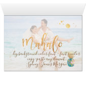 PixDezines Aloha Pineapples/Mahalo Cards (Inside Horizontal (Bottom))