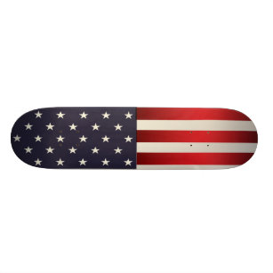 PixDezines american flag Skateboard