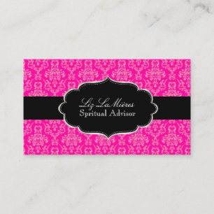 PixDezines Arianna Damask/DIY color Business Card