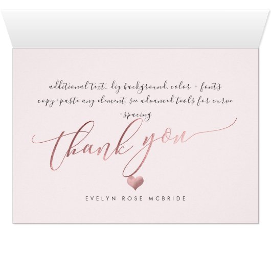 PixDezines Baby Photos Thank You (Inside Horizontal (Bottom))