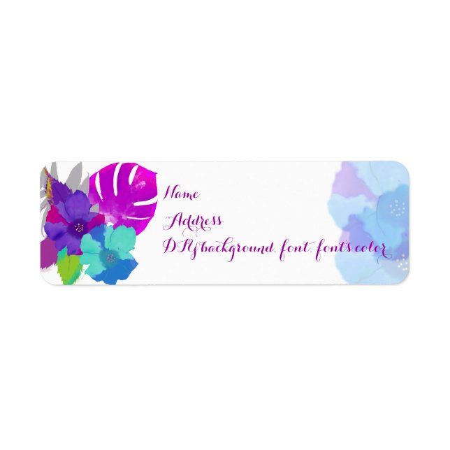 PixDezines bali kai/return address Label (Front)
