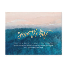 PixDezines Beach Faux Gold Modern Brush Script