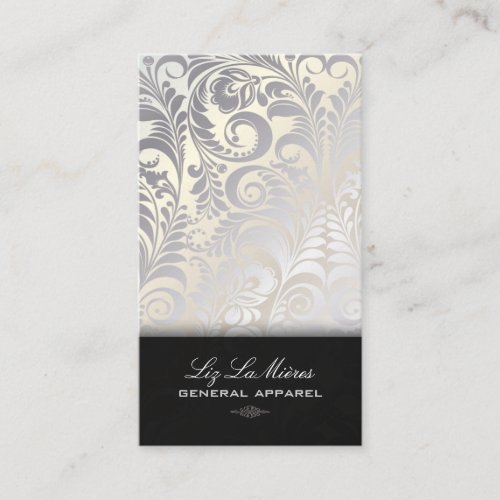 PixDezines Bellissimo Vintage Damask Business Cards