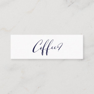 PixDezines Black+Gold Coffee Date Cards