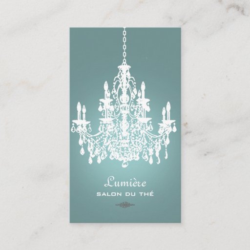 Customizable PixDezines Black+White Chandelier/DIY background Business Card