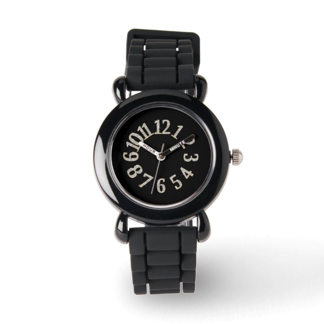 PixDezines blings, blings, faux diamond Watch (Front)