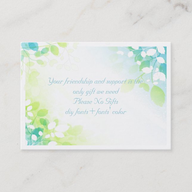 PixDezines blue autumn direction cards/diy fonts Business Card (Front)