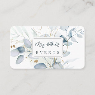 PixDezines Blue Gum Eucalyptus Business Card