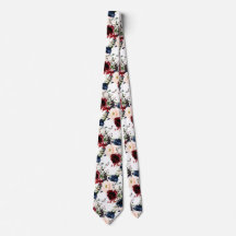 PixDezines Blush Burgundy Navy Watercolor Flowers