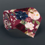 PixDezines Blush Burgundy Navy Watercolor Flowers Neck Tie<br><div class="desc">PixDezines floral watercolor neck tie,  blush pink roses and navy blue and burgundy peonies.  Designed with an adjustable tiled image,  rearrange and size the pattern as you wish.  Reversed side of the tie's image can be deleted.  Most of our designs come with DIY background color.

Copyright © 2011-2021 PixDezines™.</div>