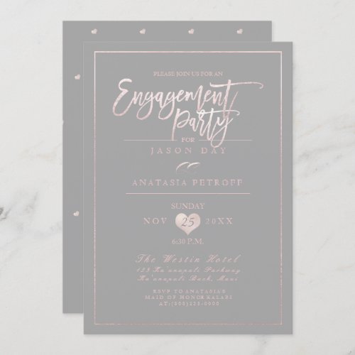 PixDezines Blush PinkDIY ColorEngagement Party Invitation