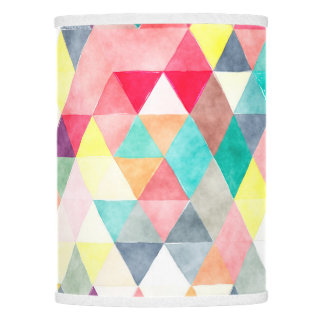PixDezines Boho Geometric/Triangles/Pastel Lamp Shade
