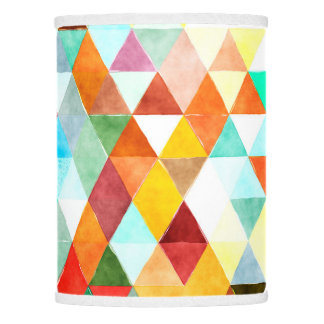 PixDezines Boho Geometric / Triangles Pattern Lamp Shade