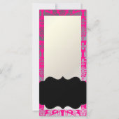 PixDezines Boroque Damask/Silver DIY Hot Pink (Front)