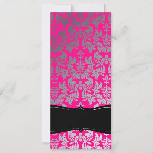 PixDezines Boroque Damask/Silver/DIY hot pink (Back)