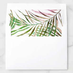 PixDezines Botanical, Palm Fronds, Fall Color Envelope Liner