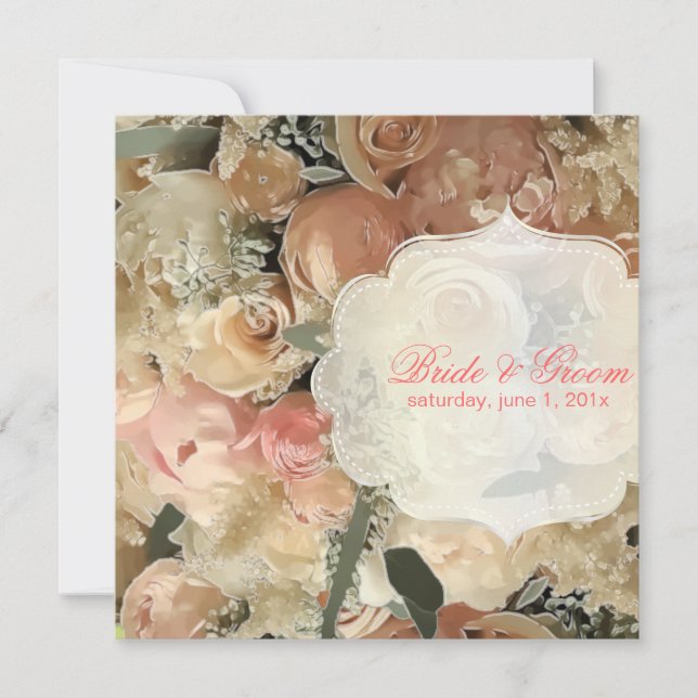PixDezines Bridal Bouquet/diy event Invitation (Front)
