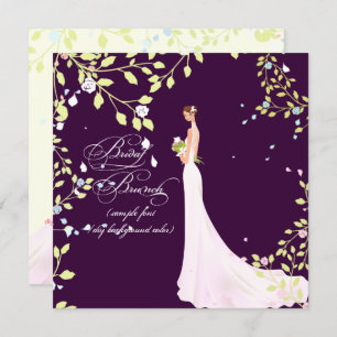 PixDezines Bride 2 B/DIY color Invitation