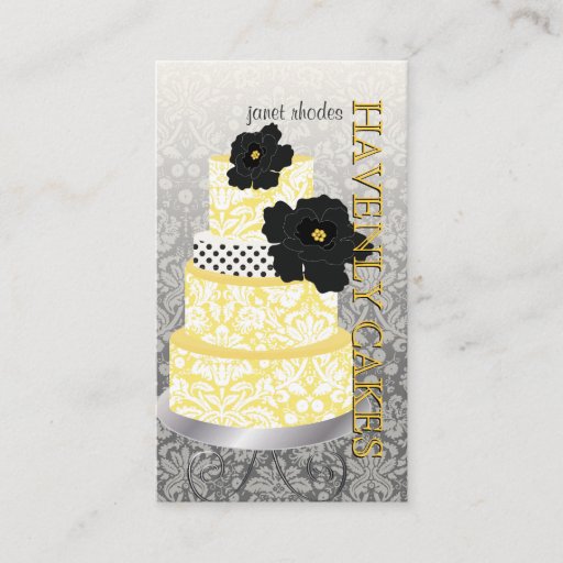 Customizable PixDezines Cake/Bakery/pâtisserie Business Cards