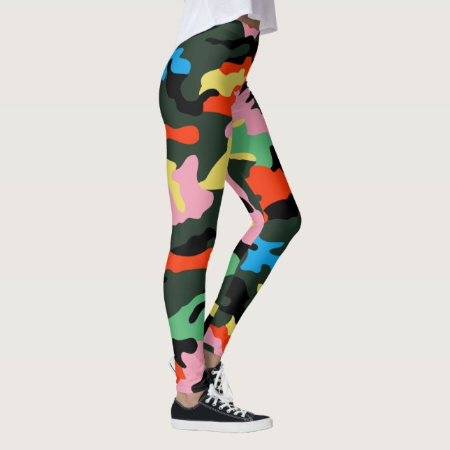 PixDezines Camo, Flashy Leggings (Right)
