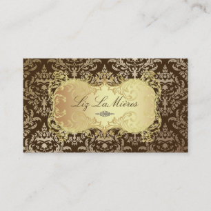 PixDezines Céline Damask Business Card