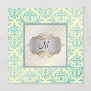 PixDezines Céline Damask, Pearl Invitation