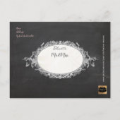 PixDezines CHALKBOARD GRADUATION/DIY Invitation Postcard (Back)