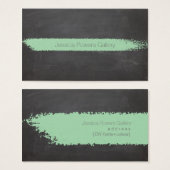 PixDezines chalkboard with mint green chalk (Front & Back)