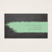 PixDezines chalkboard with mint green chalk (Back)