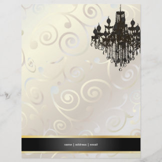 PixDezines Chandelier cupcakes swirls/pearly white Flyer