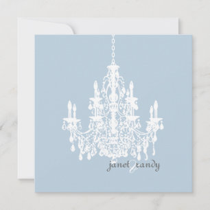 PixDezines Chandelier/DIY background color! Invitation