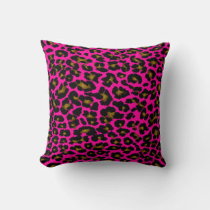 PixDezines cheetah diy background colors Throw Pillow