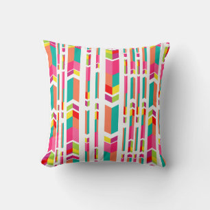PixDezines chevron/arrows pattern Throw Pillow
