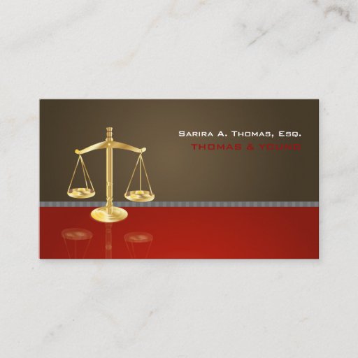 Customizable PixDezines Chic attorney.. Business Card Template