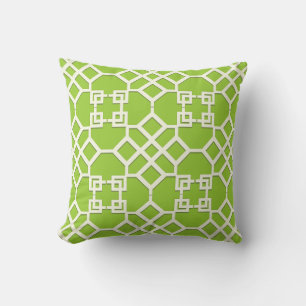 PixDezines chinois trellis/diy background colors Throw Pillow