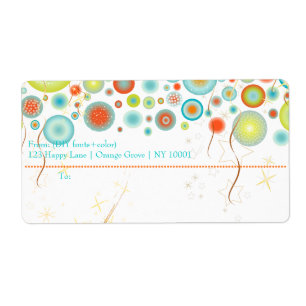 PixDezines christmas celebration/DIYbackground Label