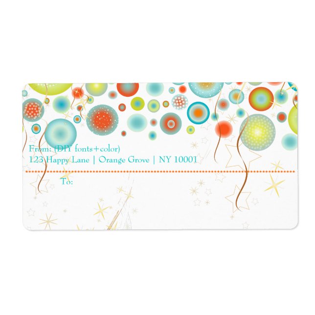 PixDezines christmas celebration/DIYbackground Label (Front)