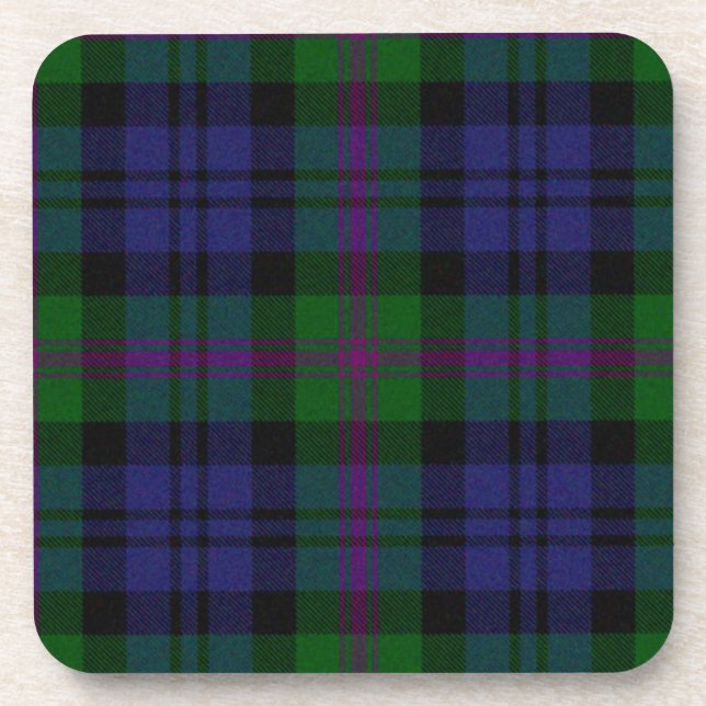 PixDezines clan oakney tartan Beverage Coaster (Front)