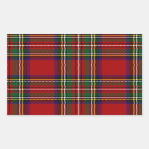 PixDezines clan stewart tartan Rectangular Sticker