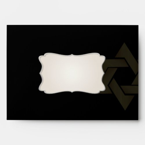 PixDezines Classic Bar Mitzvahblackgold Envelope