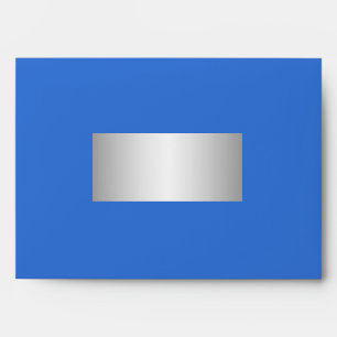 PixDezines Classic Bar Mitzvah/blue+silver Envelope