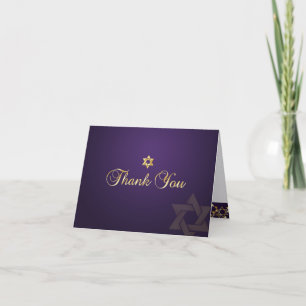 PixDezines classic mitzvah thank you/DIYcolor! Thank You Card