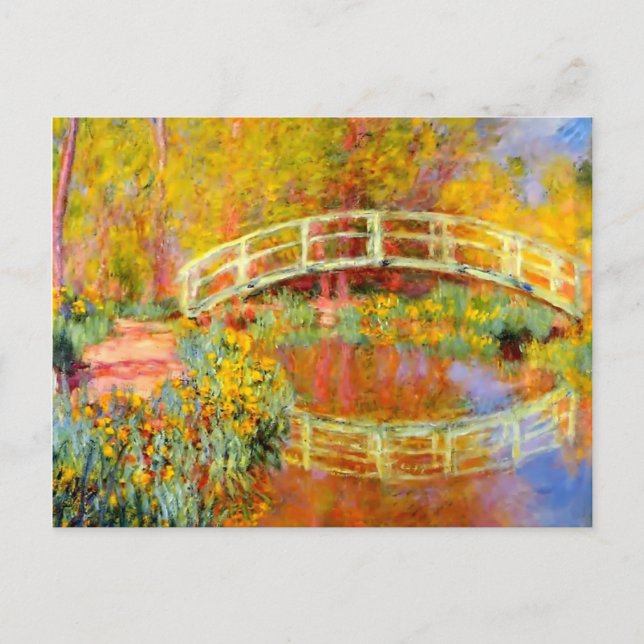 PixDezines Claude Monet water lily at giverny Postcard (Front)