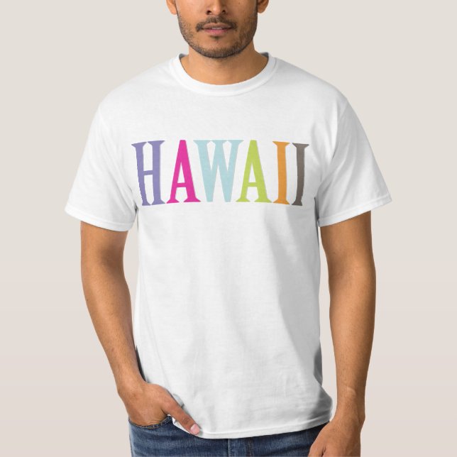 PixDezines Colorful Hawaii t's T-Shirt (Front)
