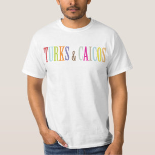 PixDezines Colorful Turks & Caicos t's T-Shirt