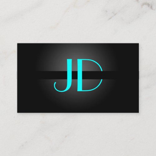 PixDezines Cool Neon Lights Monogram/DIY color Business Card Templates