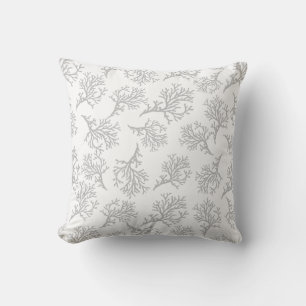 PixDezines coral/diy background Throw Pillow