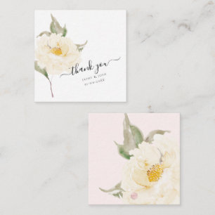PixDezines Cream Watercolor Garden Rose Note Card