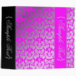 PixDezines Cutomizable color..Baroque Damask Binder