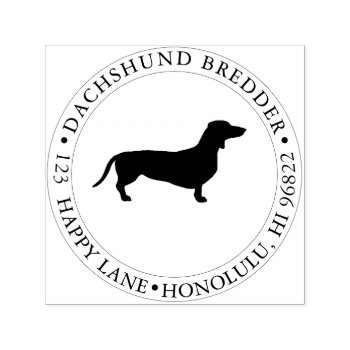Pixdezines Dachshund Dog Self-inking Stamp by PixDezines at Zazzle